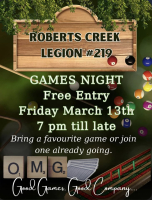 Games Night March 13