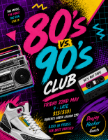 80s vs 90s Dance Party Deejay Hooker & DJ Little D May 22