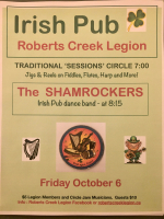 Shamrockers - Irish Pub Night Oct 6